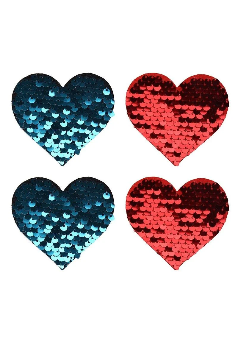2-Way Sequin Hearts