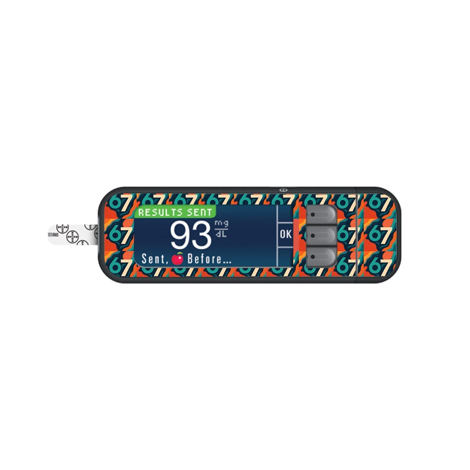 6/7 Bayer Contour Next Glucometer Sticker - Pump Peelz