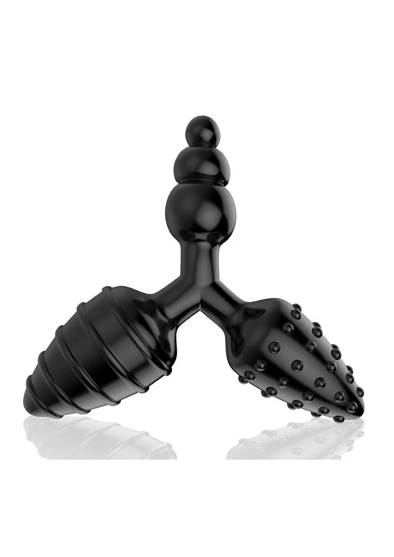 The 9's - Triad 3 Way Textured Butt Plug