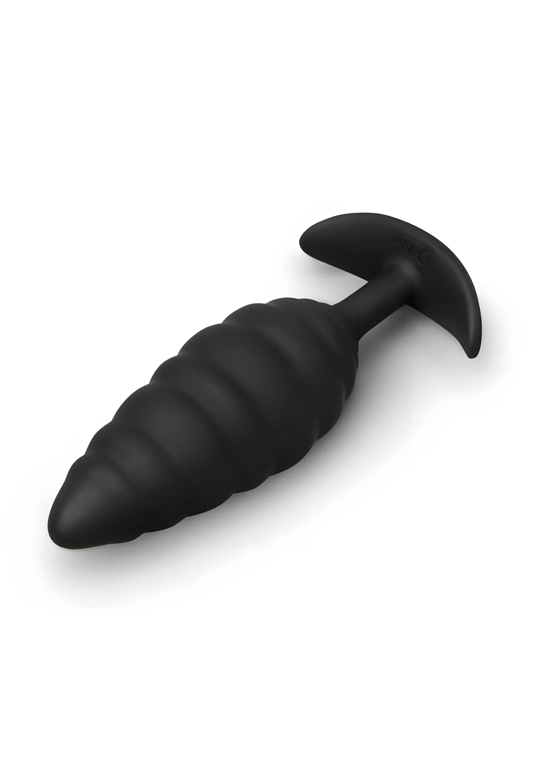 Twist Texture Large Vibrating Silicone Plug