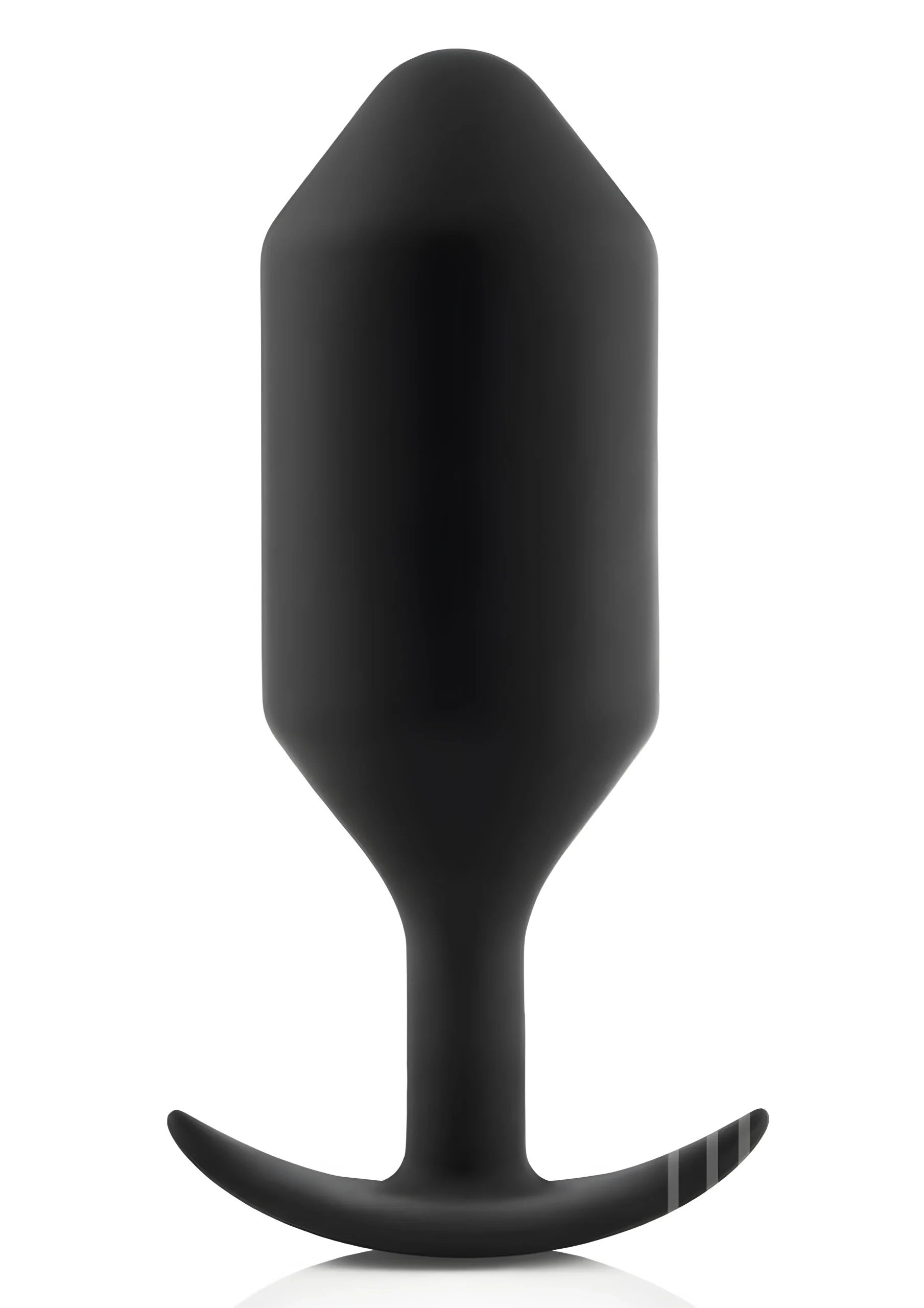 Snug Plug 6 Black Weighted Silicone Butt Plug