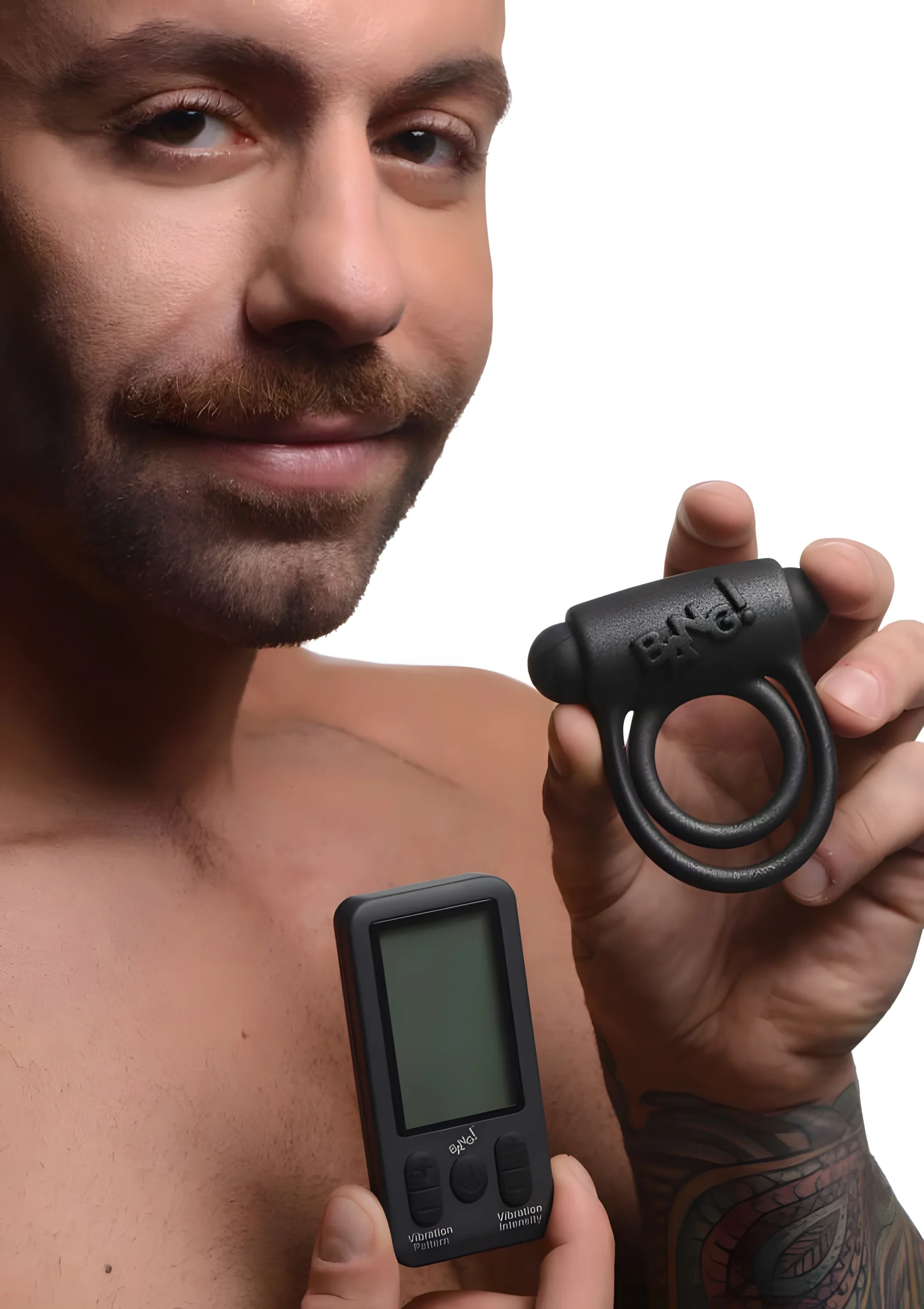 Vibrating Silicone Cock Ring with Remote