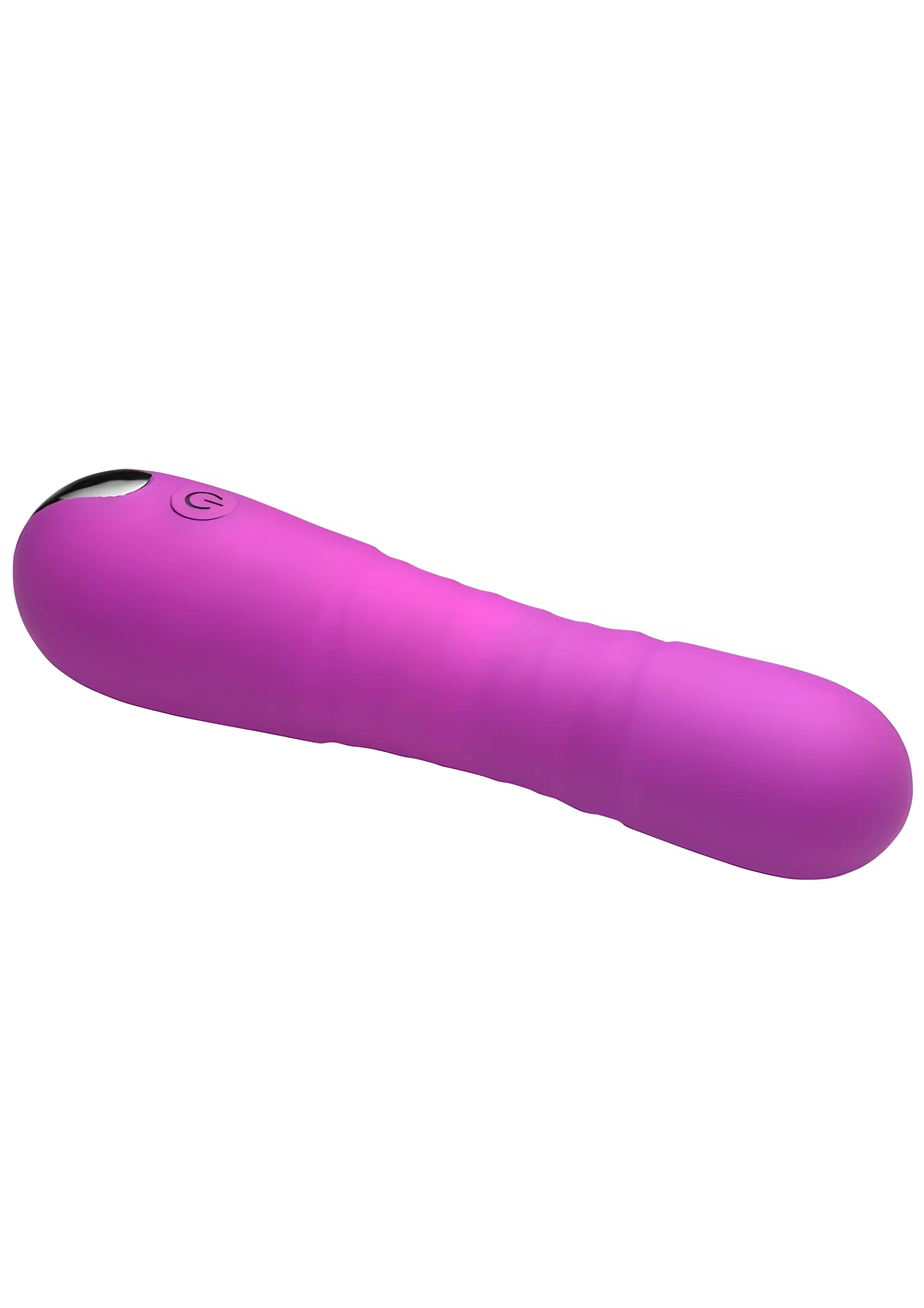 Thrusting Silicone Dildo Purple