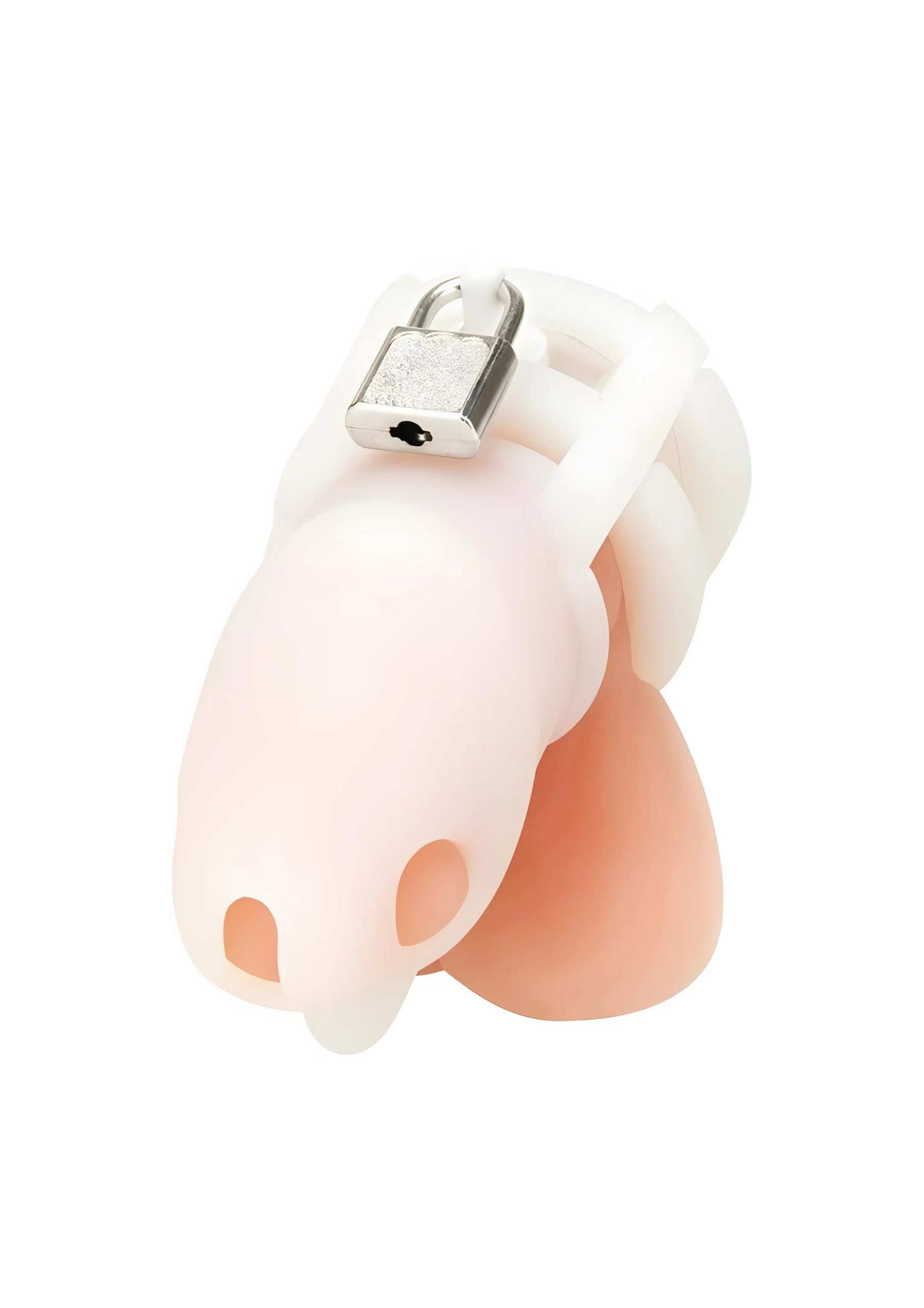 Silicone Mini Cock Cage With Ball Divider