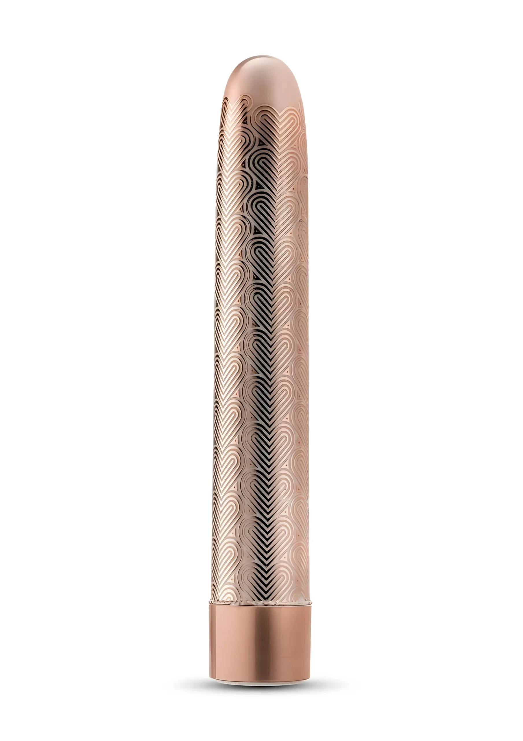 Collection Lattice 7 Inch Slimline Rose Gold Vibrator