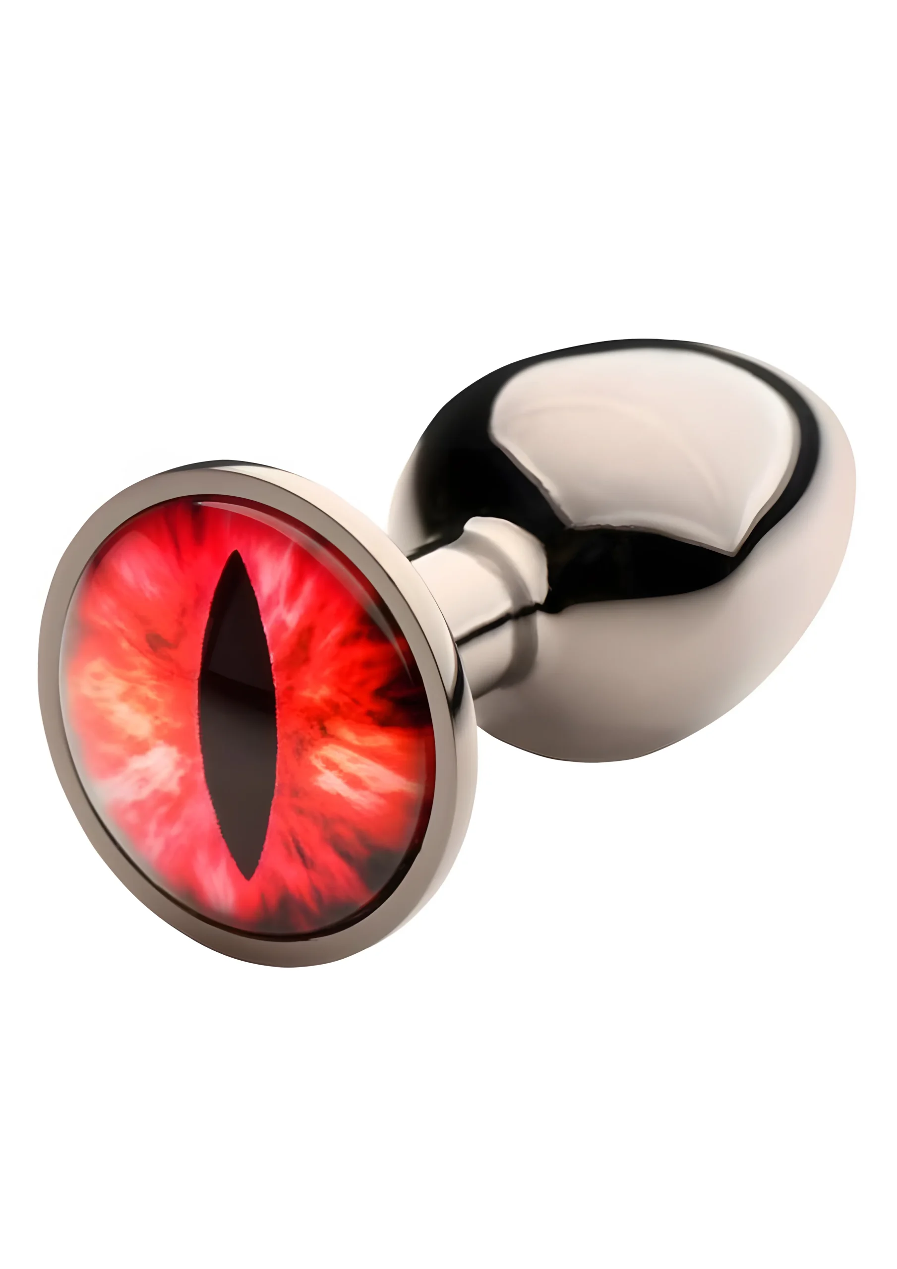 Sinister Eye Red Eye Metal Butt Plug Small