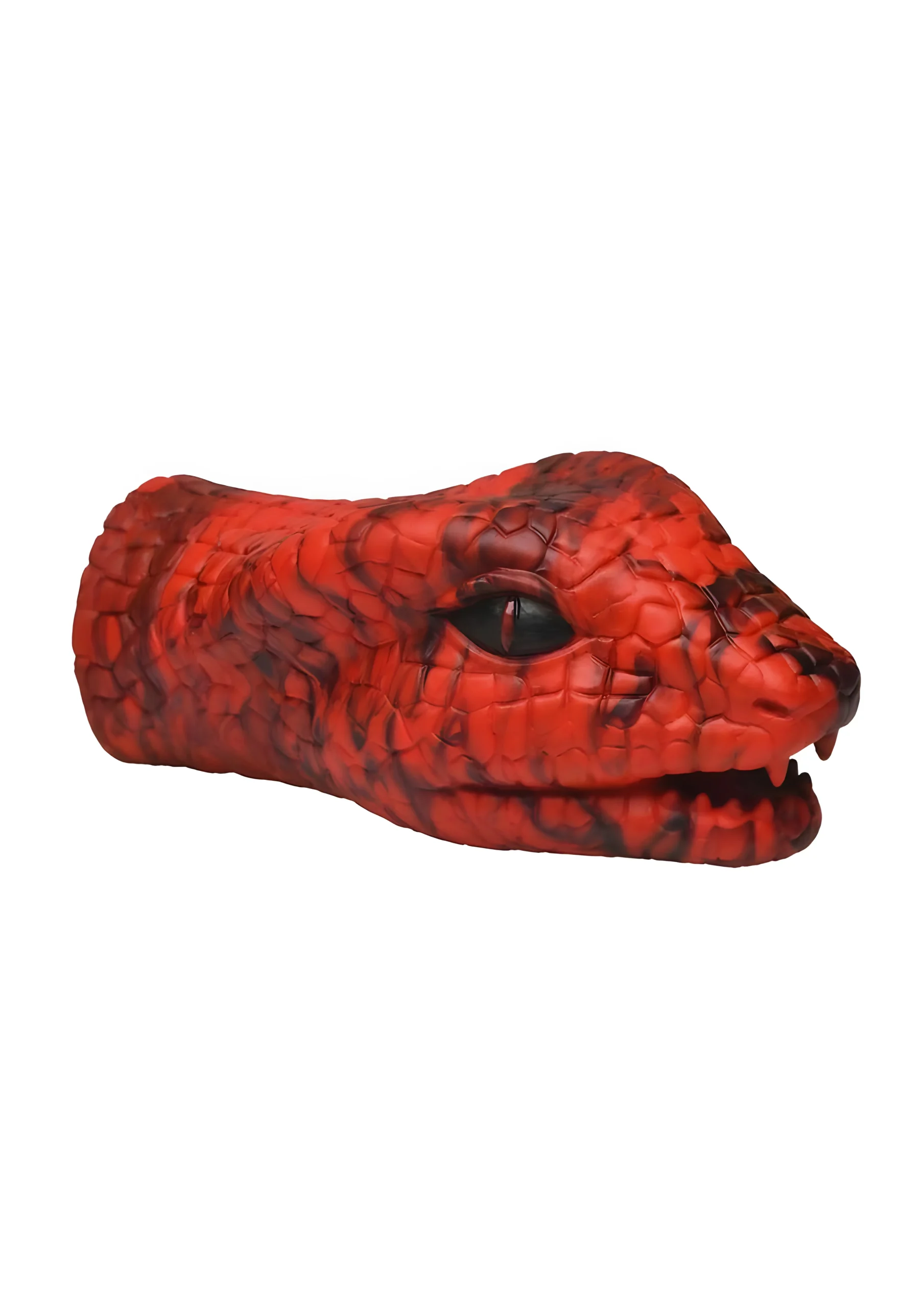 Serpentine Stroker Silicone Masturbator Red