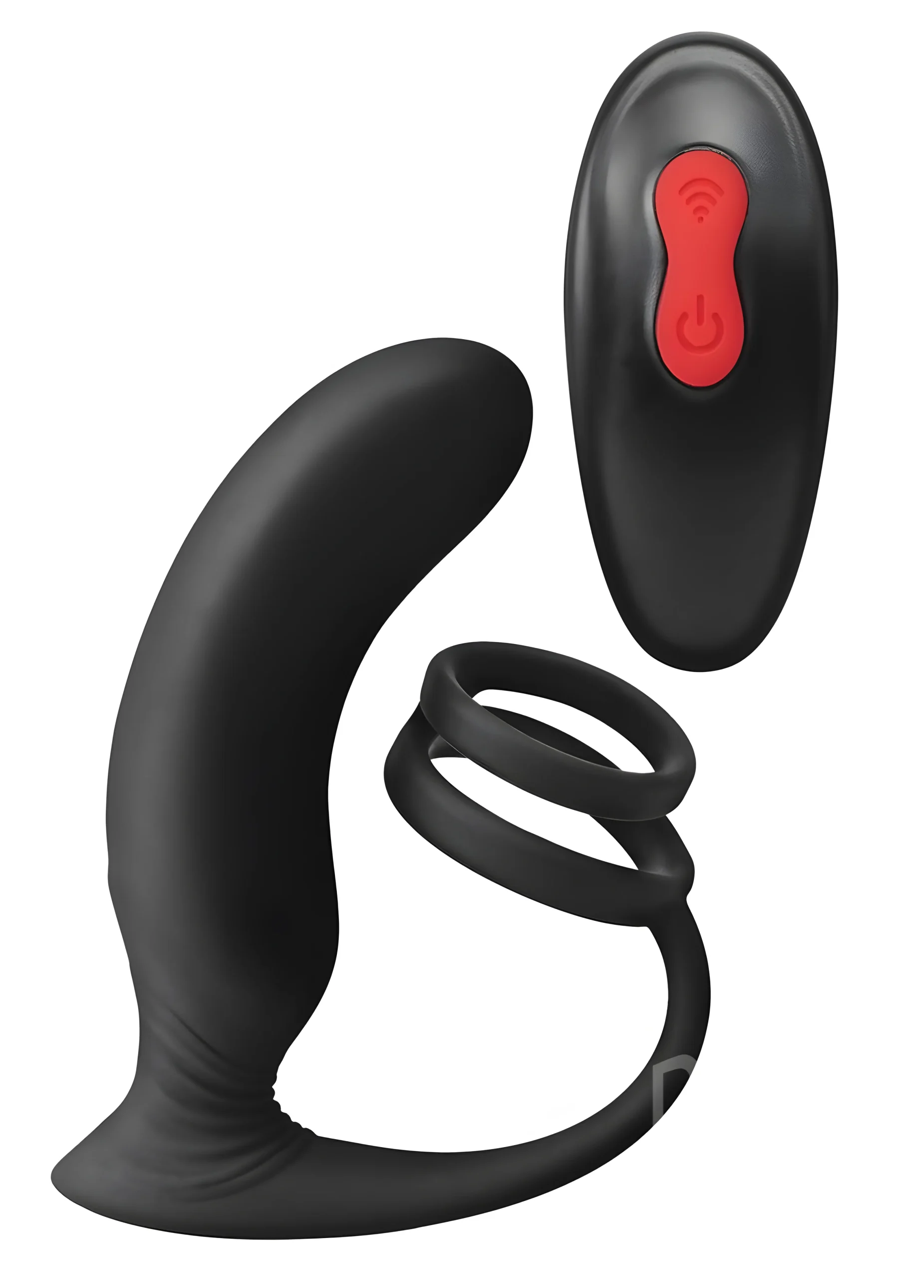Thumbs Up Remote P-Spot Vibrator and Dual Stamina Ring
