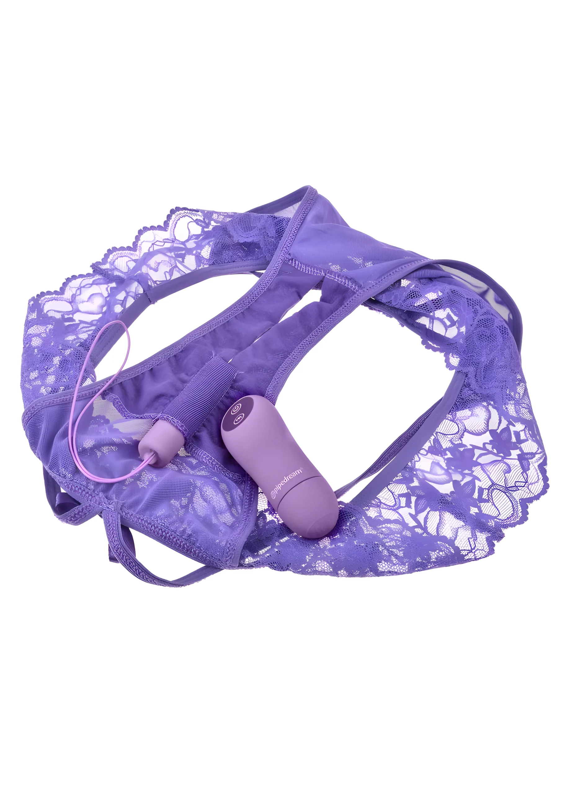 Vibrating Crotchless Panty Thrill-Her