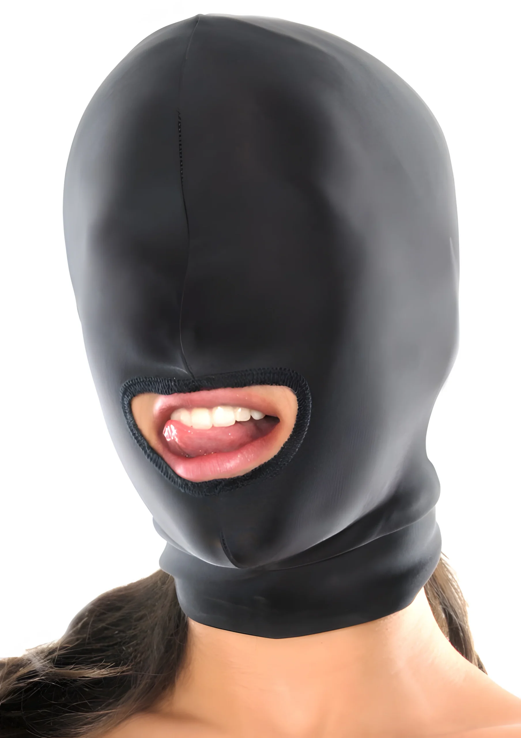 Spandex Hood with Open Mouth