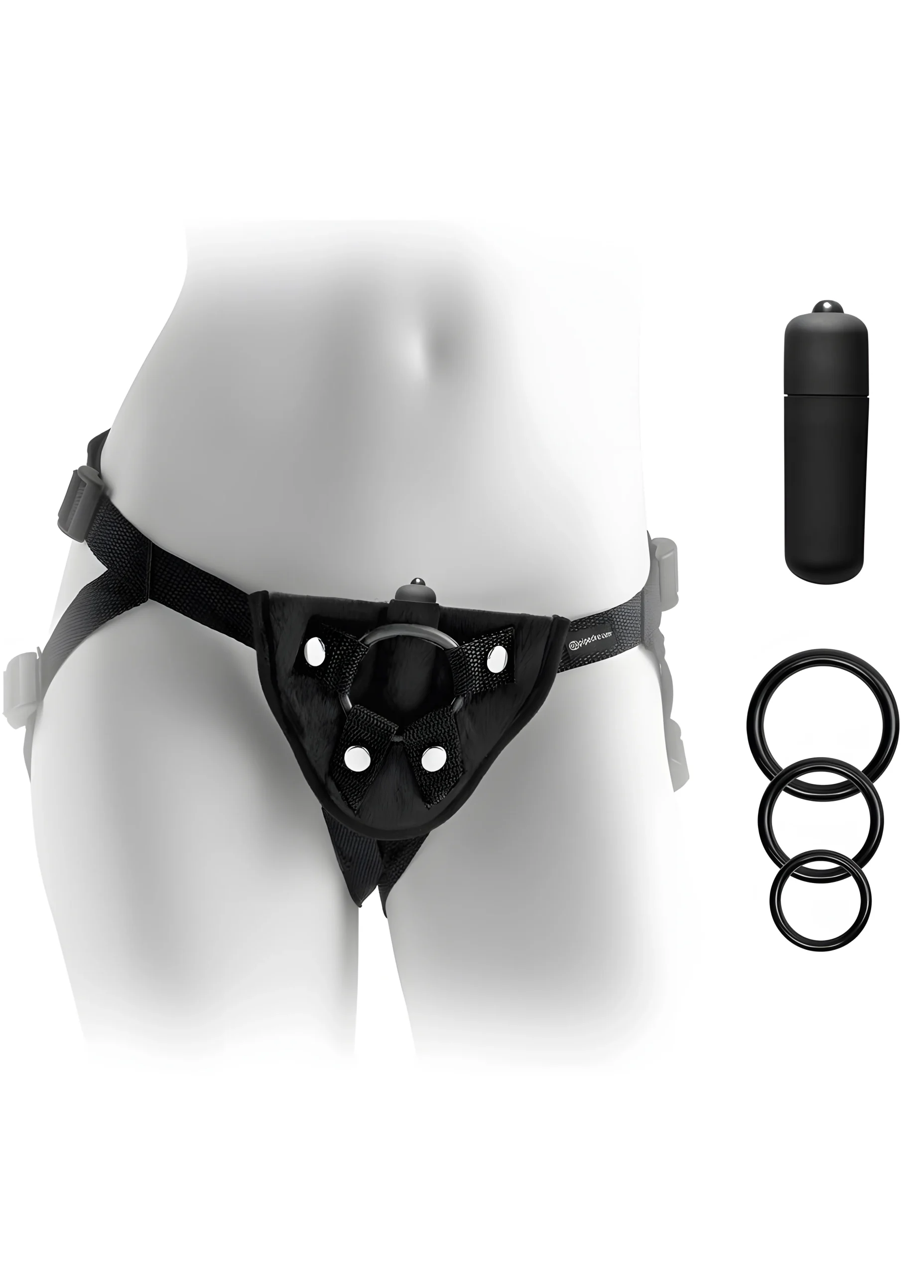 Vibrating Plush Harness