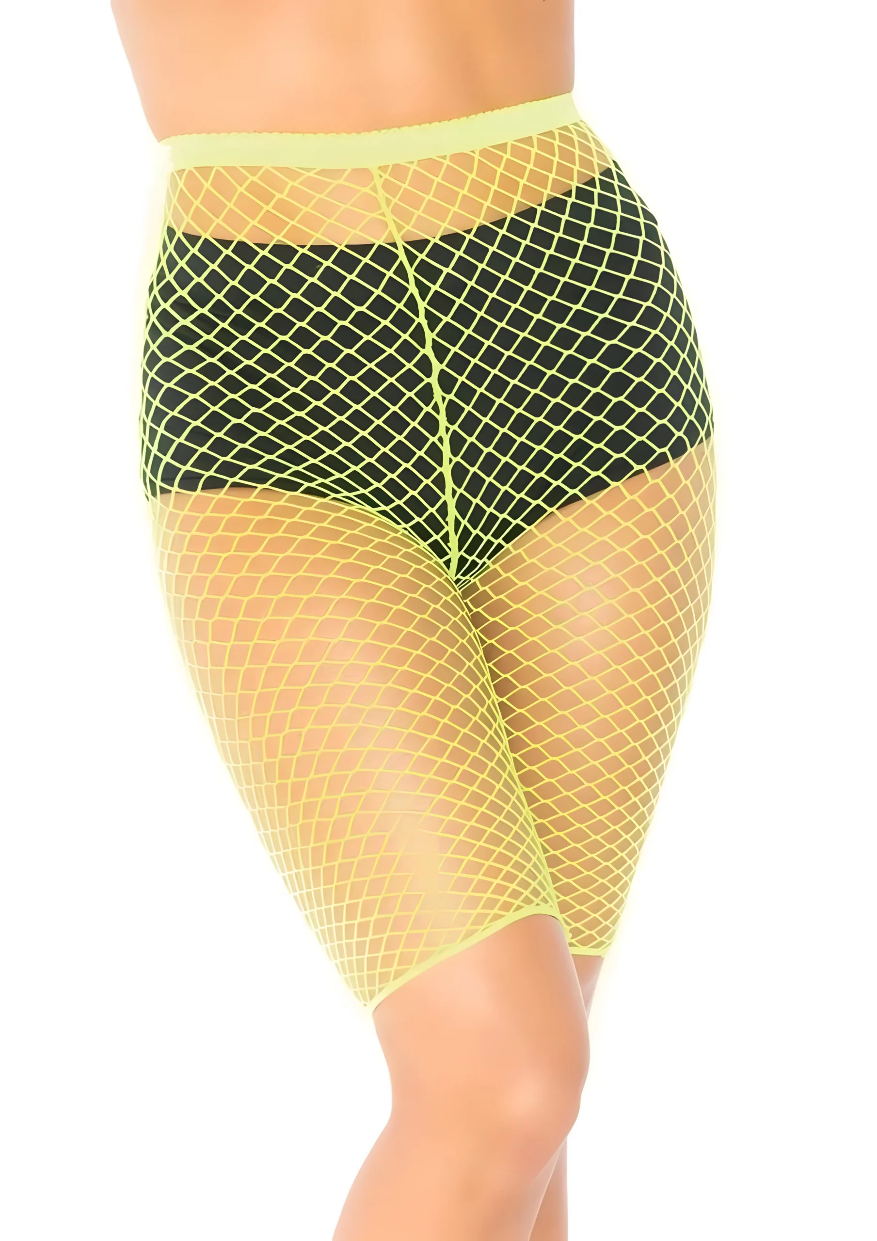 Troublemaker Fishnet Biker Shorts