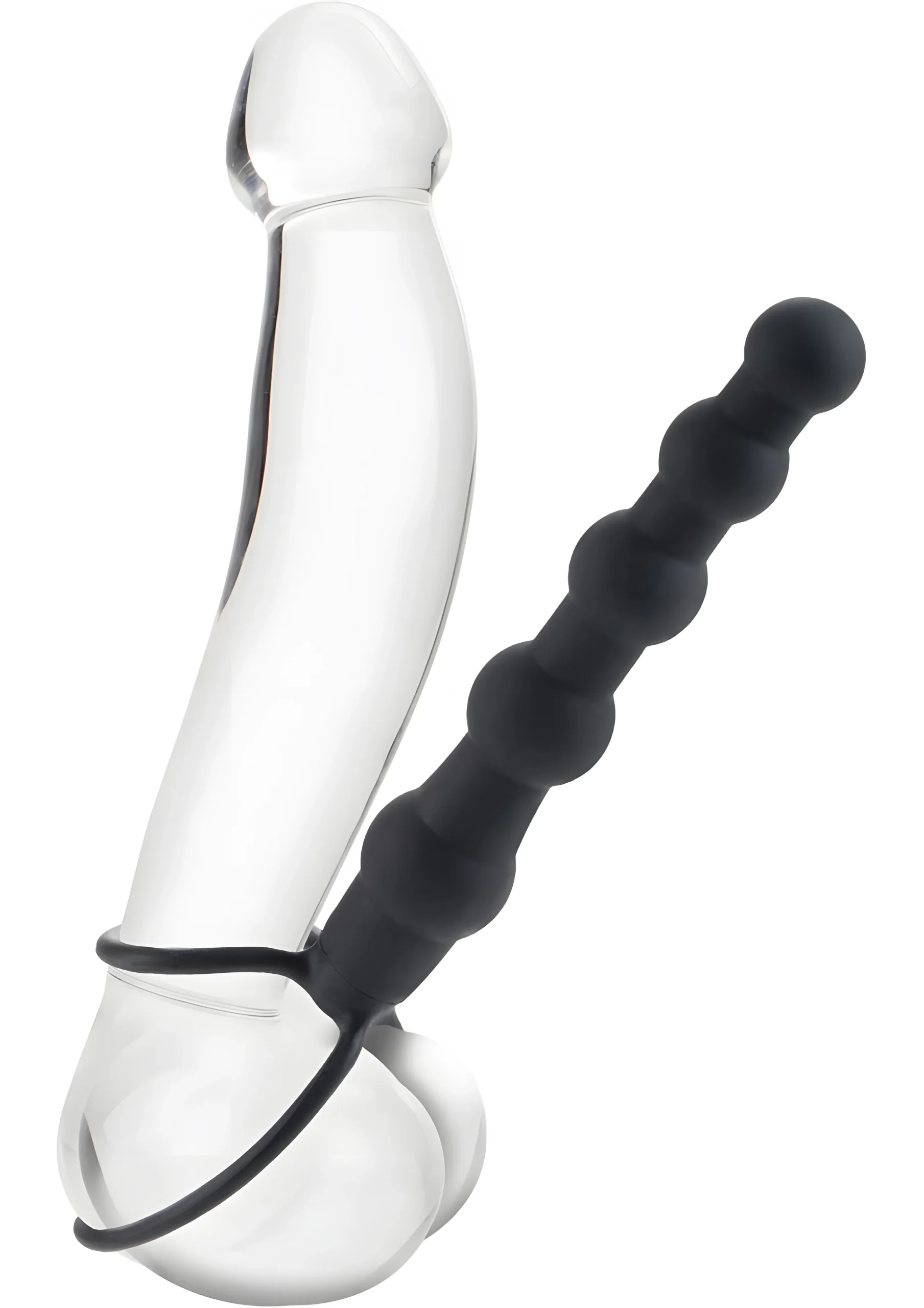 Silicone Love Rider Beaded Dual Penetrator