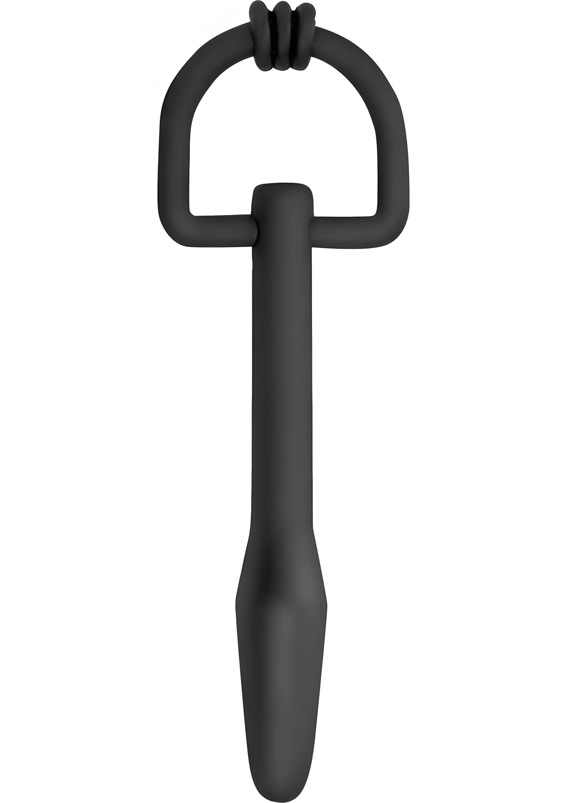 Silicone Cum-Thru D-Ring Penis Plug