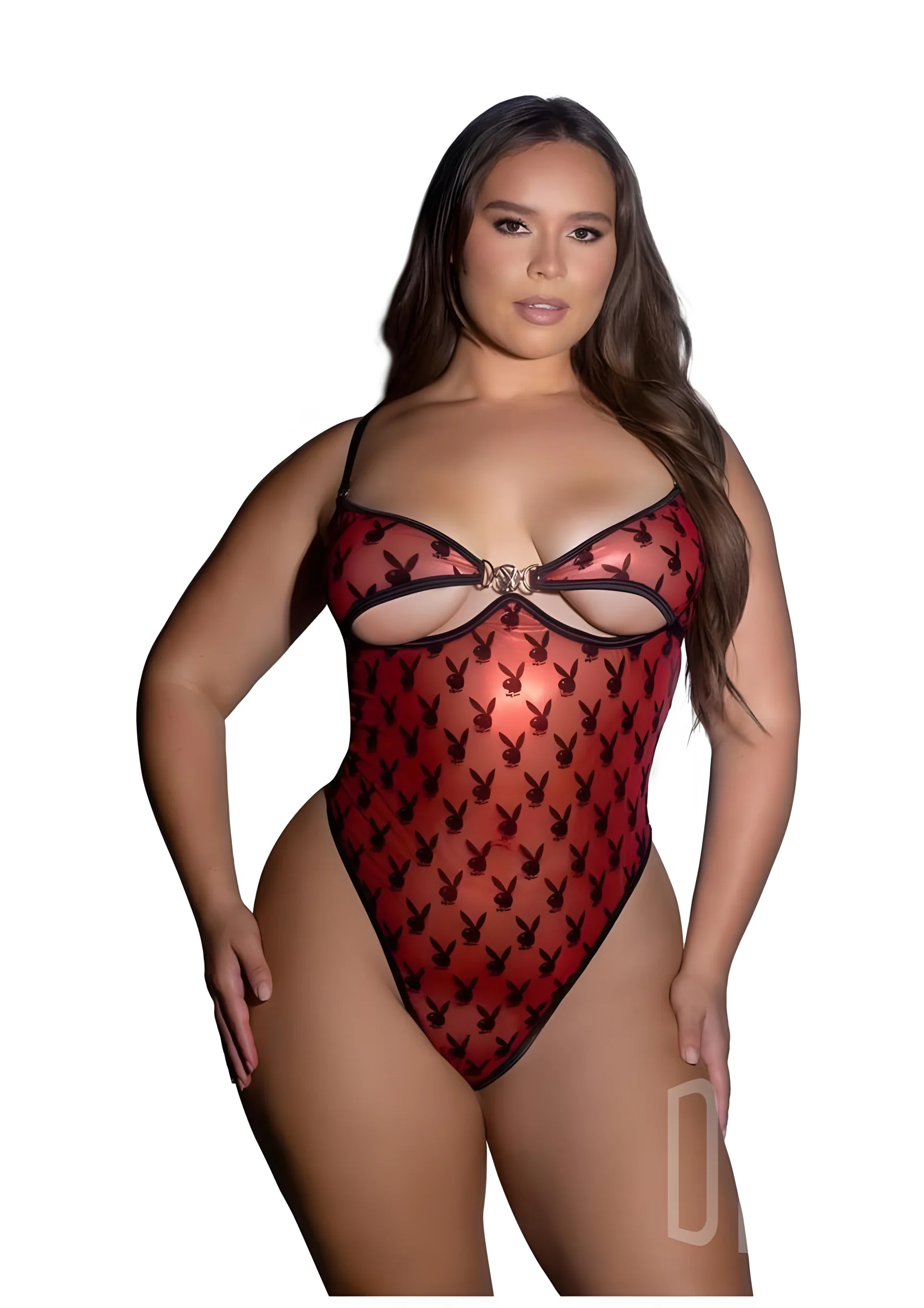 Shimmer Bunny Teddy Red 1X