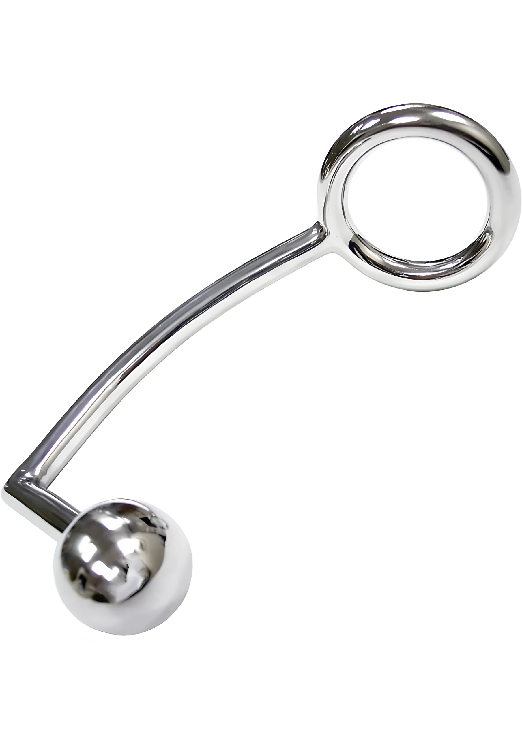 Stainless Steel Cock Ring and Anal Probe