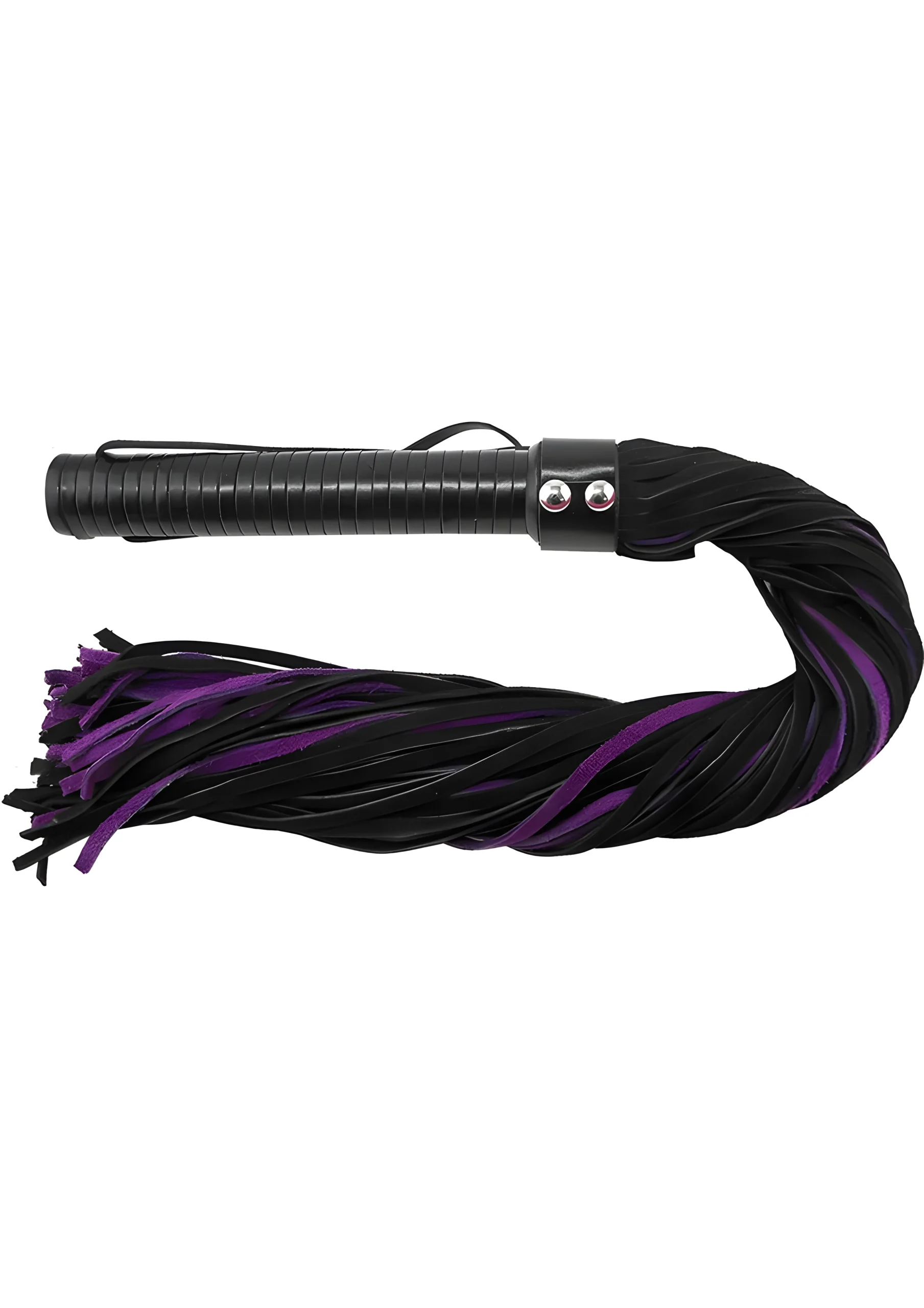 Stylish Suede Flogger Black Purple