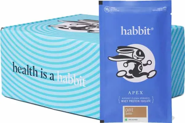 Order Habbit Apex Whey Isolate Protein Powder – 210 Gms 7 Servings | Caffe Latte Flavour Online Get Yours