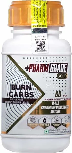 Order Pharmgrade Burn Carbs R-Ala For Fat Loss & Controls Blood Sugar – 60 Tablets Online Fresh Stock