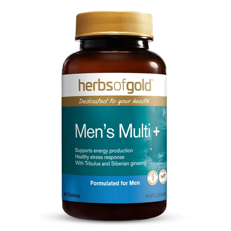 Herbs of Gold Men's Multi + 60 Tablets No Minimum Order