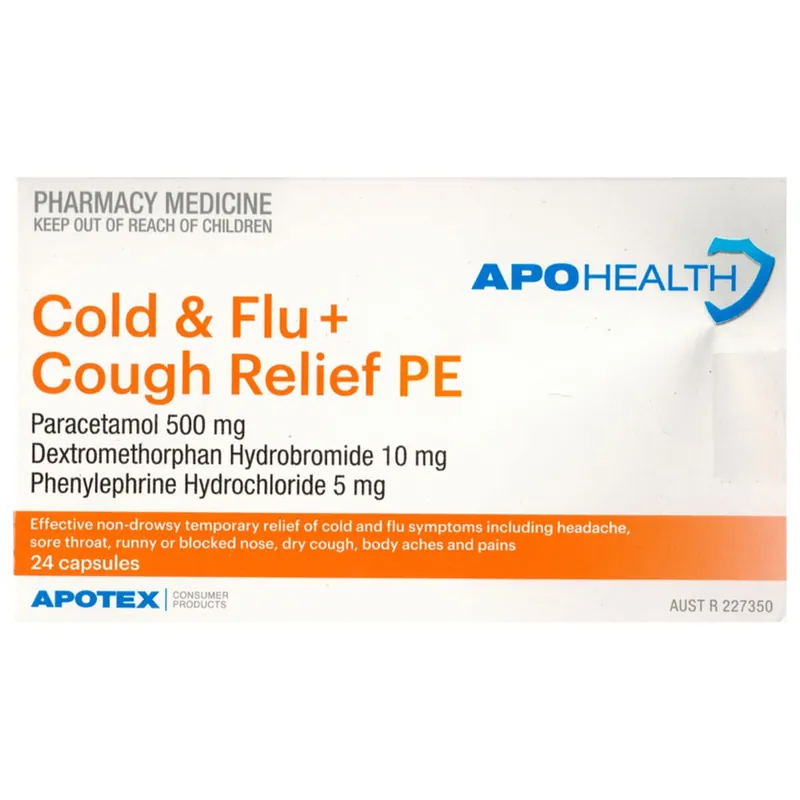 Editor’s Pick APOHEALTH Cold & Flu + Cough Relief PE 24 Capsules