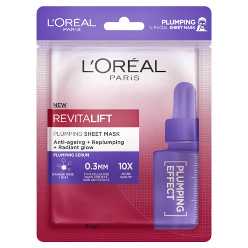 L'Oreal Revitalift Plumping Sheet Mask 30g Buy Today