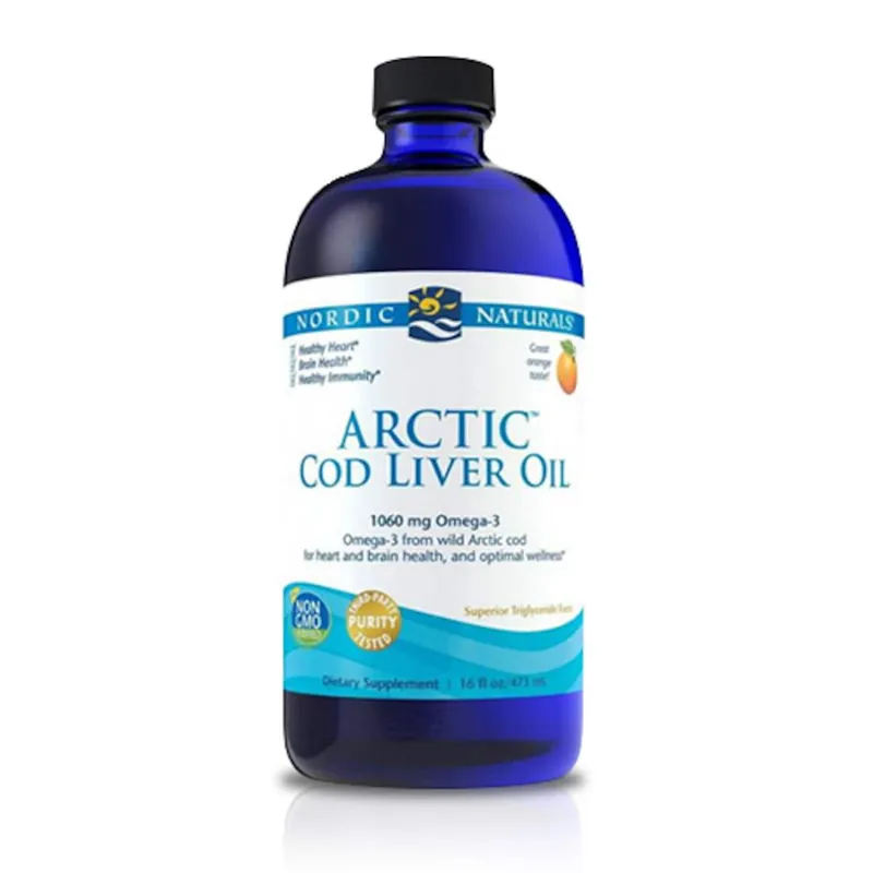 Grab Now Nordic Naturals Arctic Cod Liver Oil Orange (473ml)