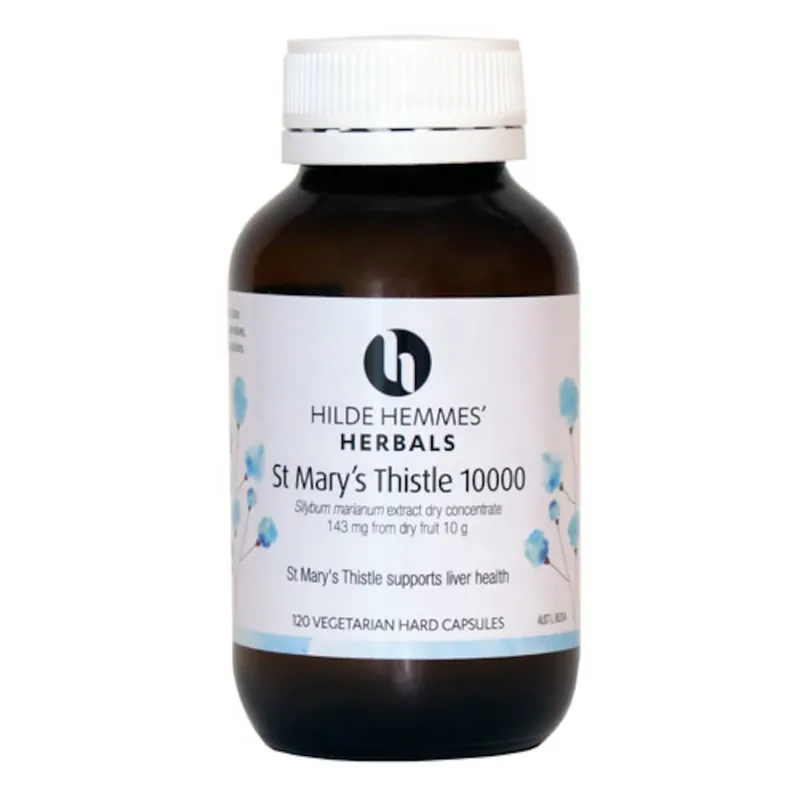 Top Rated Hilde Hemmes Herbals St. Marys Thistle 10000mg 120 Capsules