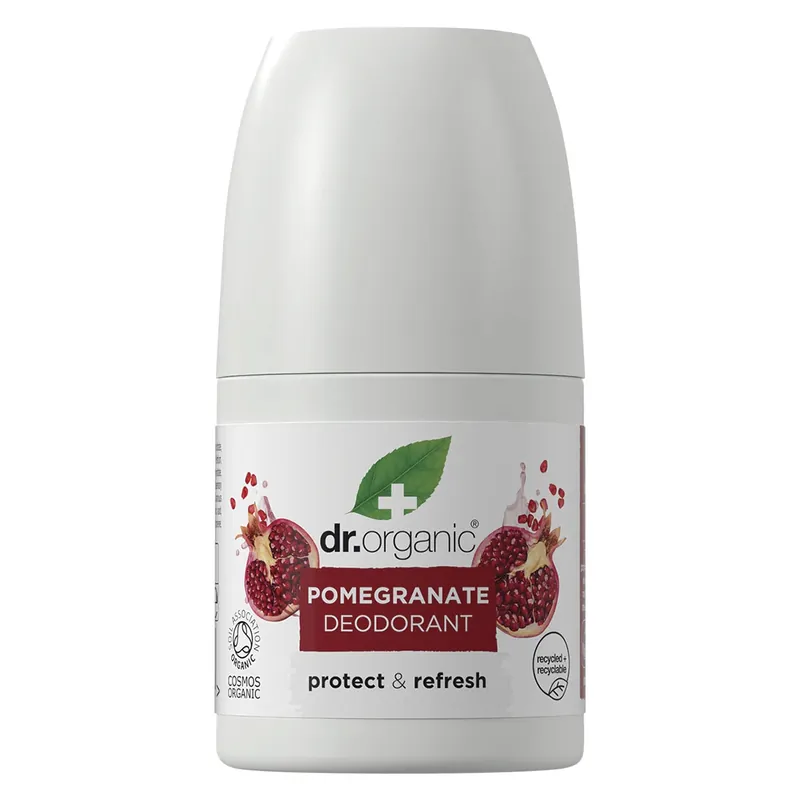 Dr Organic Pomegranate Deodorant Roll-on 50ml Special Offer