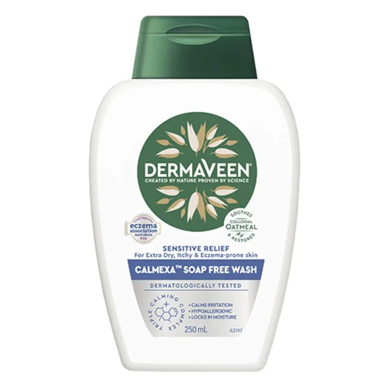 DermaVeen Sensitive Relief Calmexa Soap Free Wash 250ml Best Price
