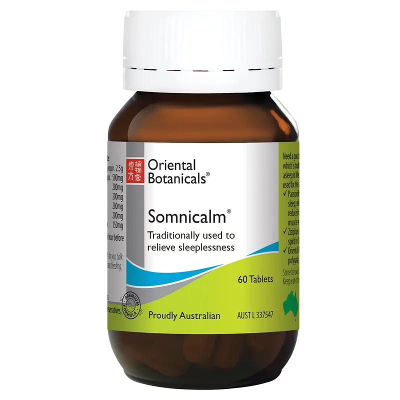 Oriental Botanicals Somnicalm 60 Tablets (New Formula) Popular