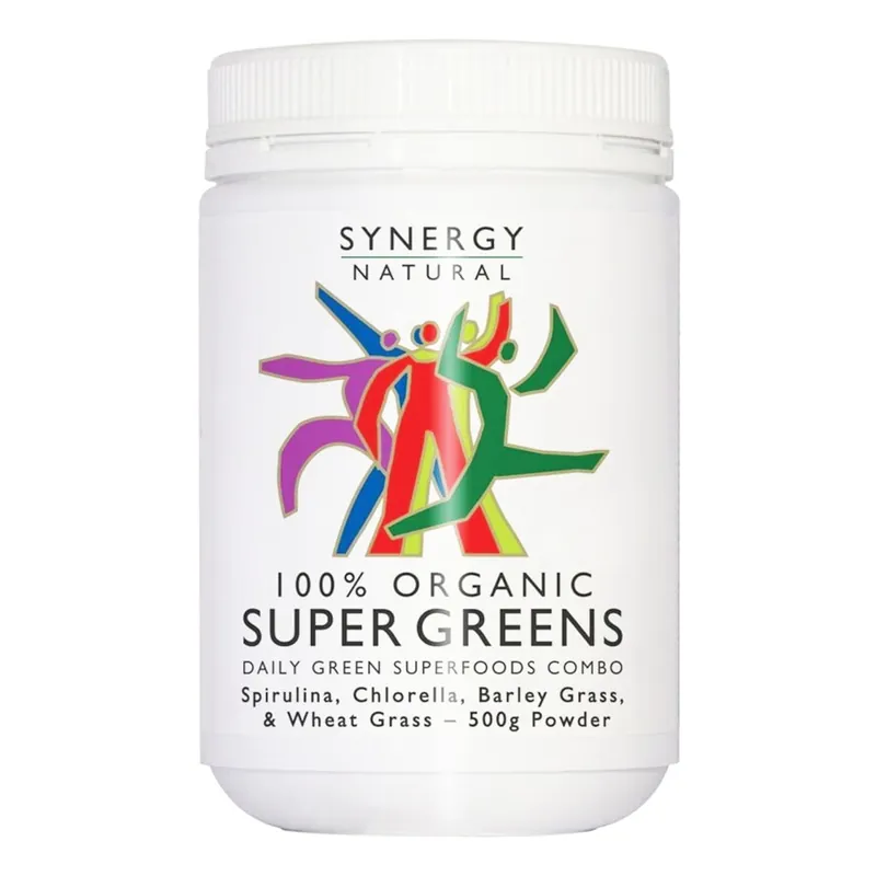 While Supplies Last Synergy Natural Organic Super Greens Powder 500g