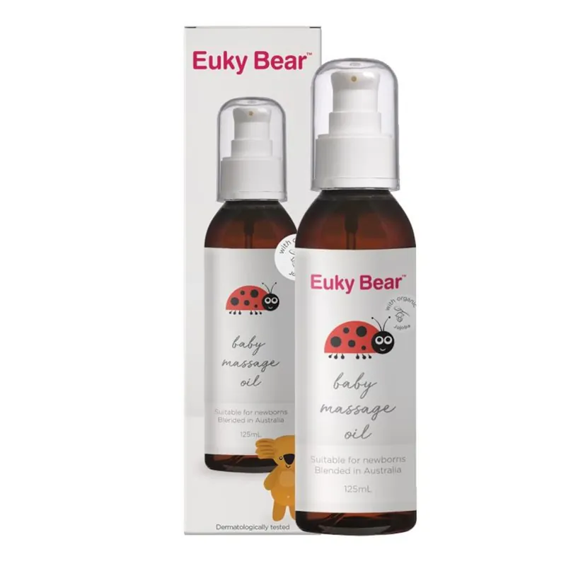 Euky Bear Baby Massage Oil 125ml Today Only