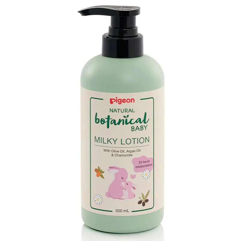 Pigeon Natural Botanical Baby Milky Lotion 500ml Popular