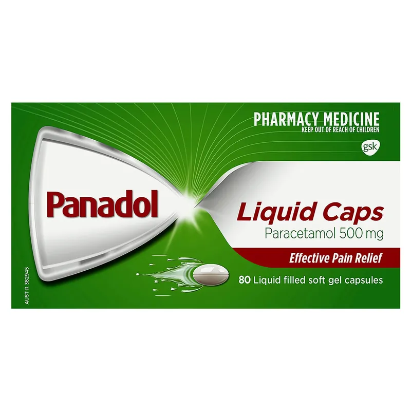 Top Rated Panadol Liquid Caps Pain Relief 80 Soft Gel Capsules