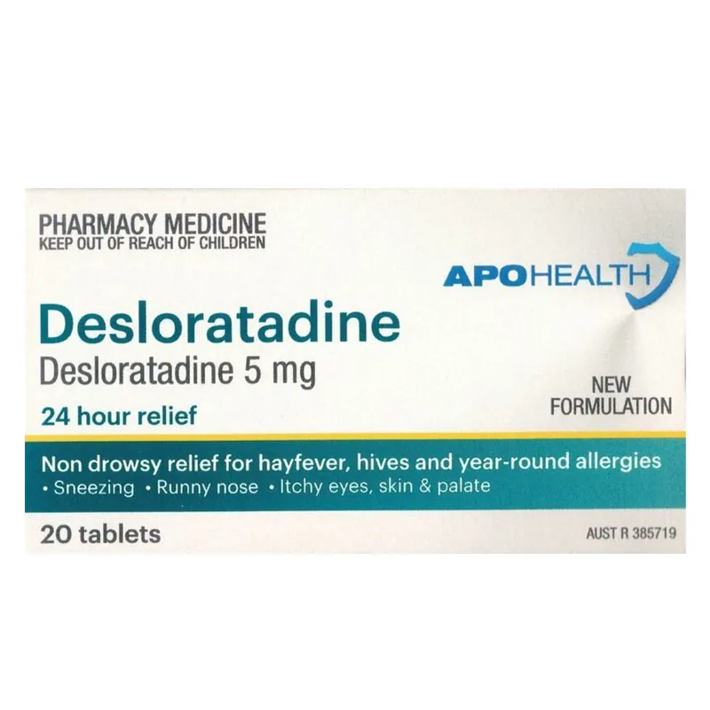 APOHEALTH Desloratadine 20 Tablets Free Delivery