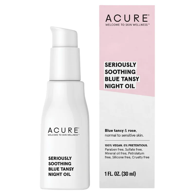 Acure Seriously Soothing Blue Tansy Night Oil 30ml Viral