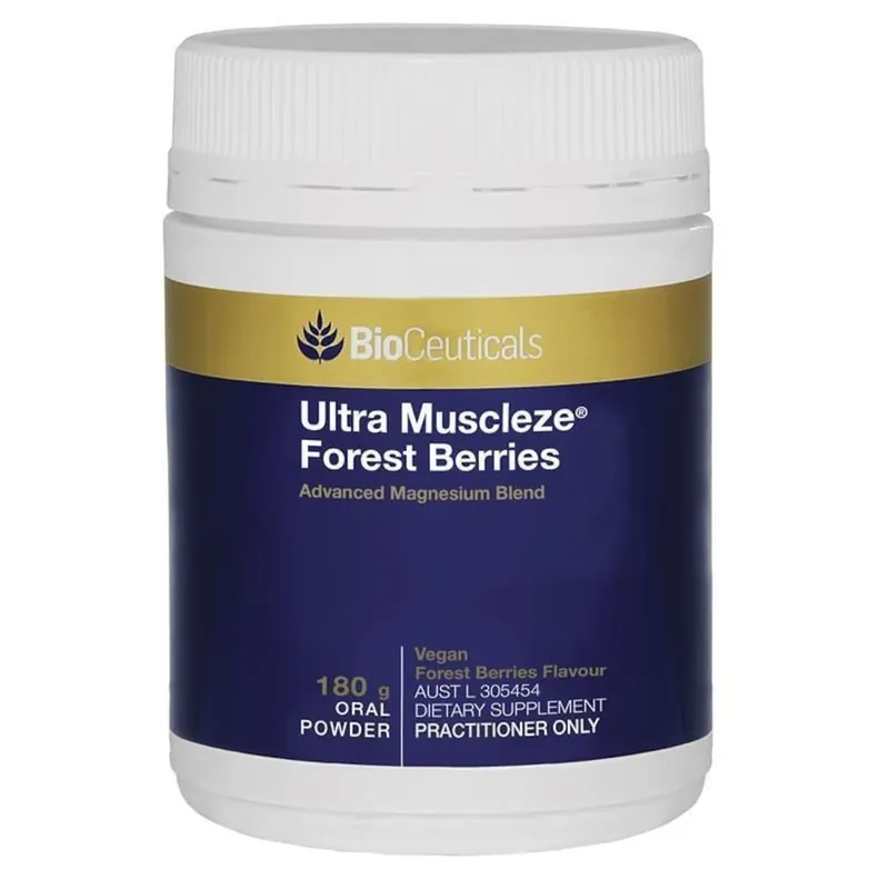 Place Order Bioceuticals Ultra Muscleze Forest Berries 180g