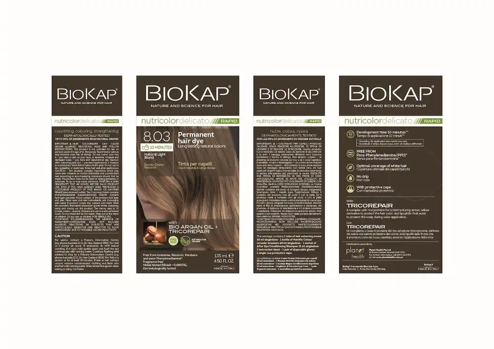 In Demand Biokap Rapid 8.03 Natural Light Blond 135ml