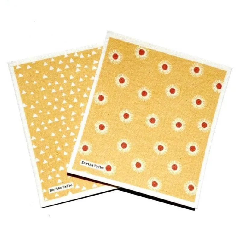 Flash Sale Earths Tribe Cellulose Sponge Yellow 2 Pack
