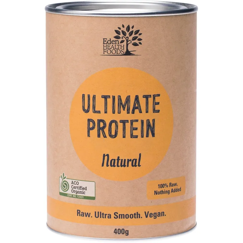 Eden Healthfoods Ultimate Vegan Rice Protein Natural 400g Luxury