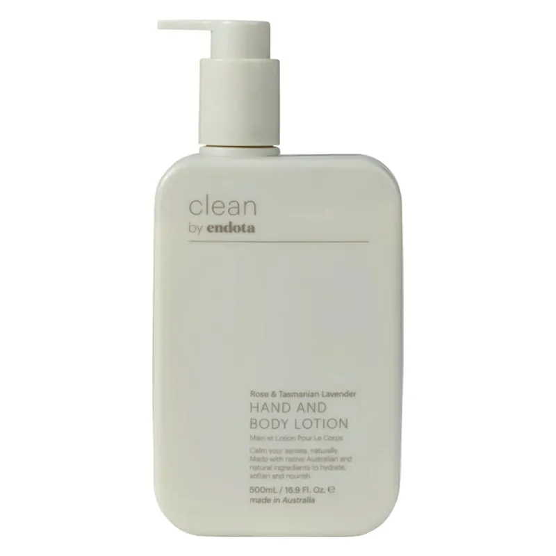 Endota Clean Rose & Tasmanian Lavender Hand & Body Lotion 500ml Order Now