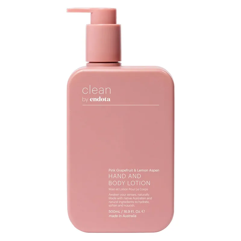 Endota Clean Pink Grapefruit & Lemon Aspen Hand & Body Lotion 500ml Must Have