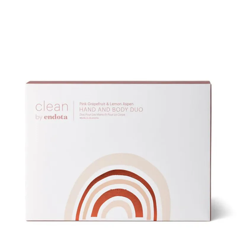 Hassle-Free Returns Endota Clean Pink Grapefruit & Lemon Aspen Hand & Body Duo