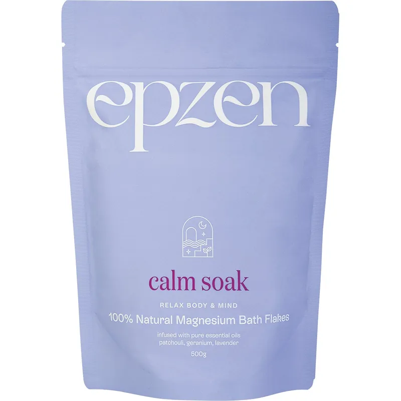 Top Pick Epzen Calm Soak Magnesium Bath Flakes 500g