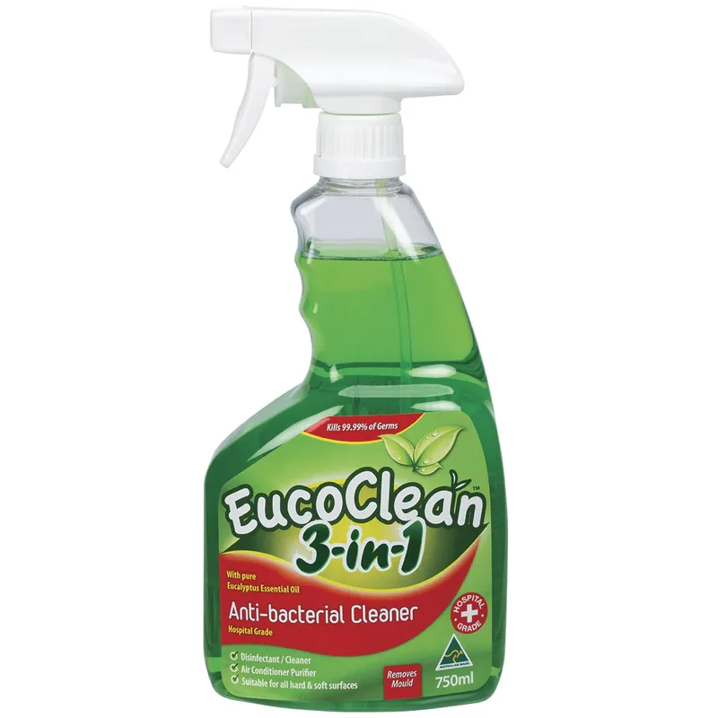 Warranty Included Eucoclean 3-In-1 Anti-Bacterial Spray 750ml