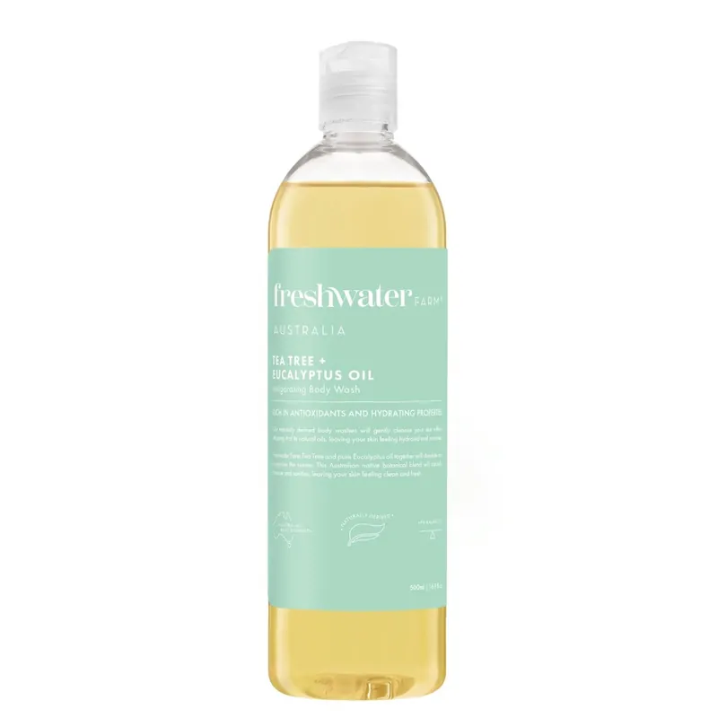 Limited Offer Freshwater Farm Tea Tree + Eucalyptus Oil Body Wash 500ml