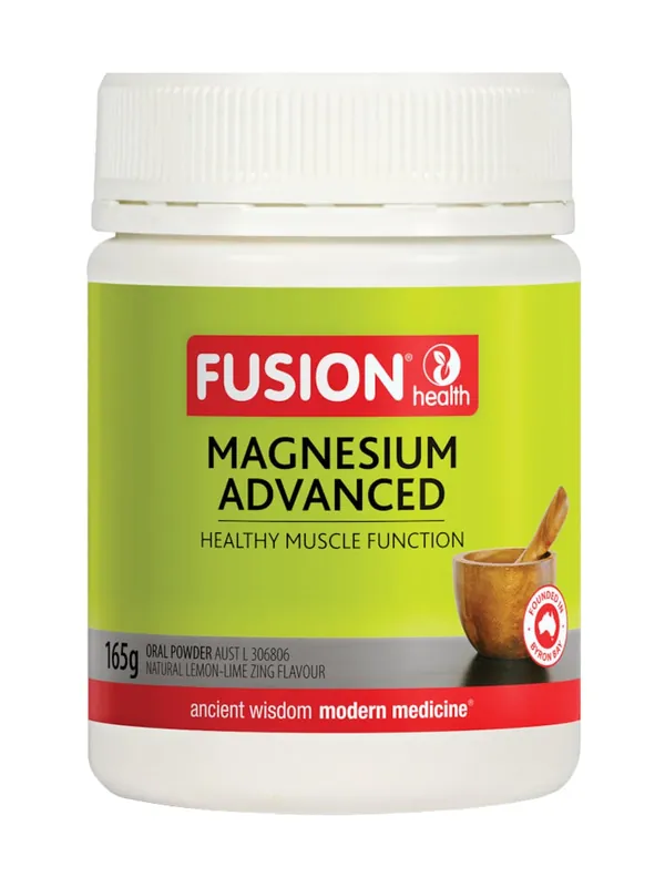 Deal Fusion Health Magnesium Advanced Powder Lemon Lime 165g