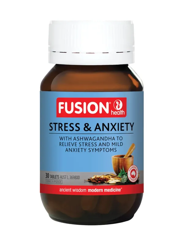 In Demand Fusion Health Stress and Anxiety 30 Tablets