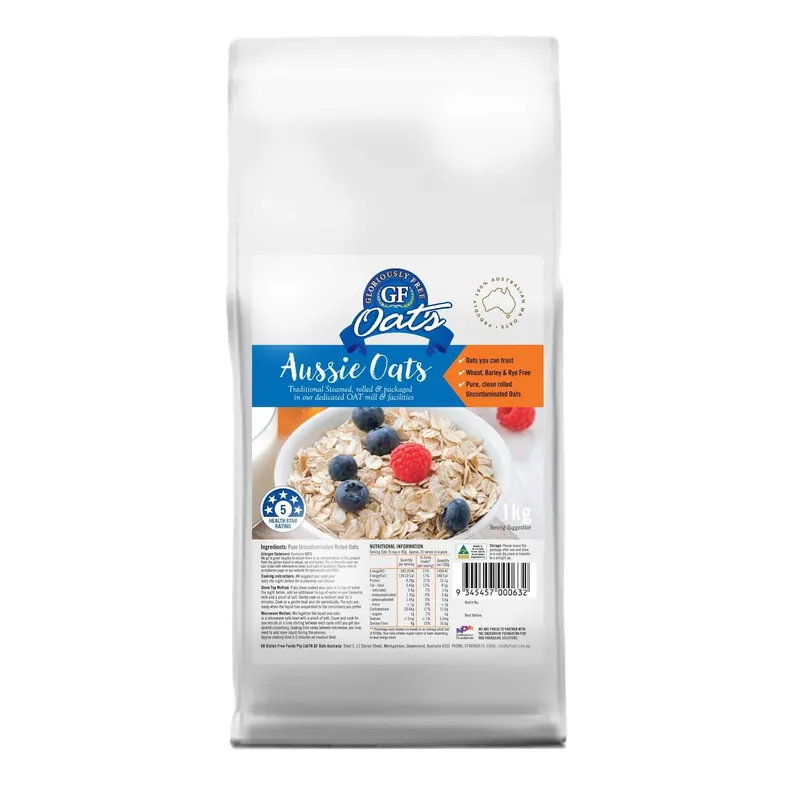 Gloriously Free Uncontaminated Oats 1kg Last Chance